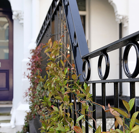 metal railing metal railing